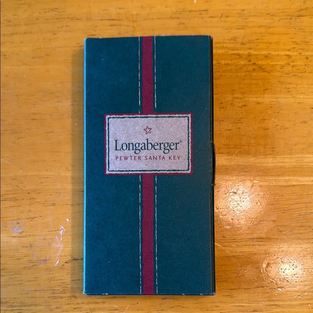 Longaberger Pewter Santa Key. New in box - Picture 3 of 7